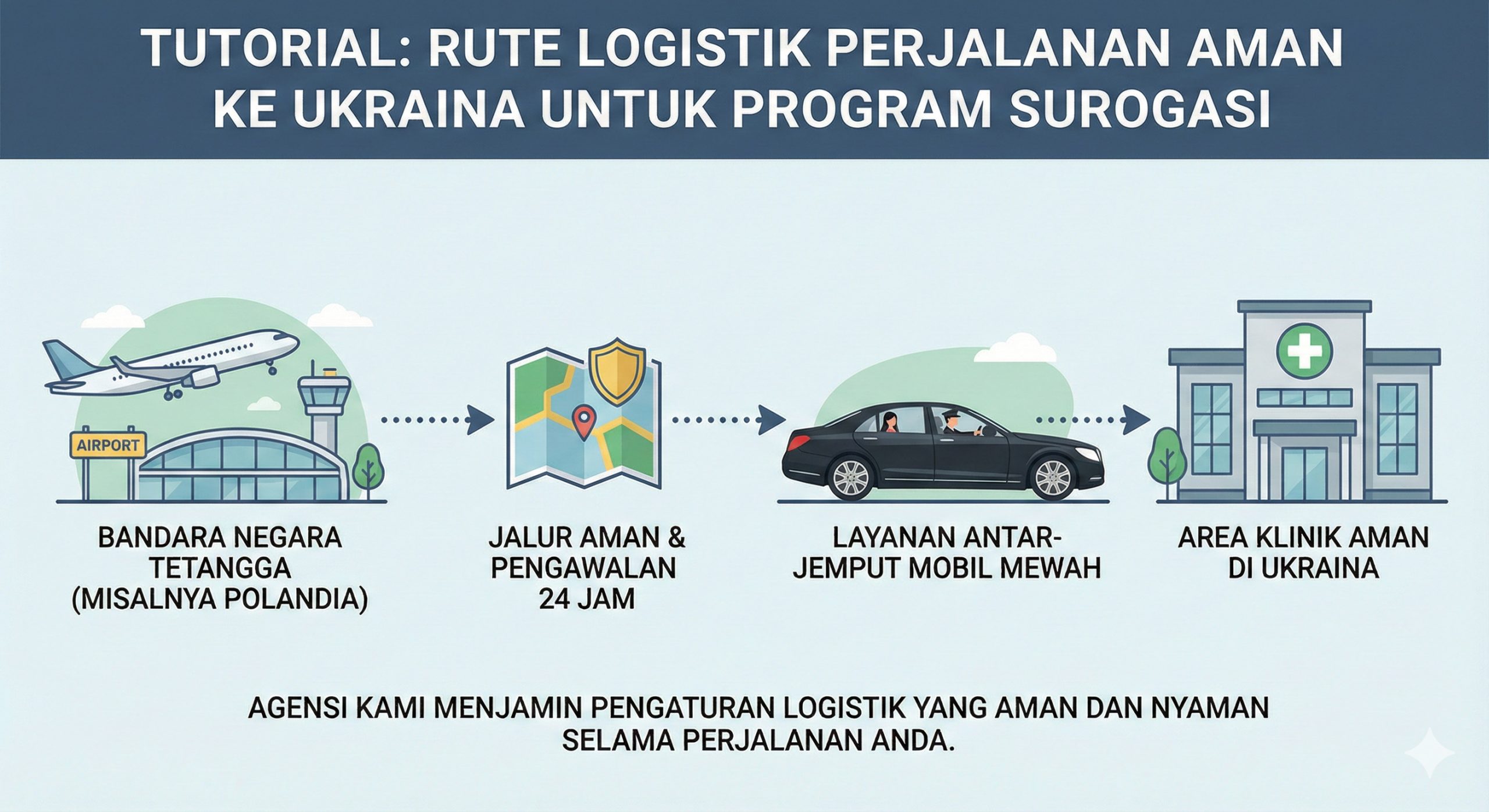 一张对比优势图片,视觉化展示乌克兰代孕的高性价比。画面使用天平或对比图表,一侧标示‘美国代孕’伴随昂贵的美元符号堆叠,另一侧标示‘乌克兰代孕’,费用明显较低但同时展示了同等质量的五星级医疗徽章或DNA螺旋标志。设计风格简洁明了,采用商务图表风格,重点突出‘价格亲民’与‘世界级医疗标准’的双重优势,吸引对价格敏感的印度尼西亚潜在客户。